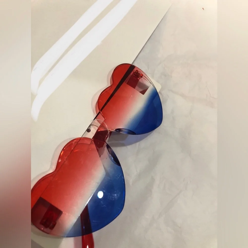 Red white and blue‎ memorial day labor day fourth of july patriotic sunglasses